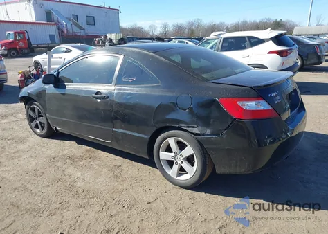2006 Honda Civic Ex из США, поврежденный, VIN 2HGFG12866H538562